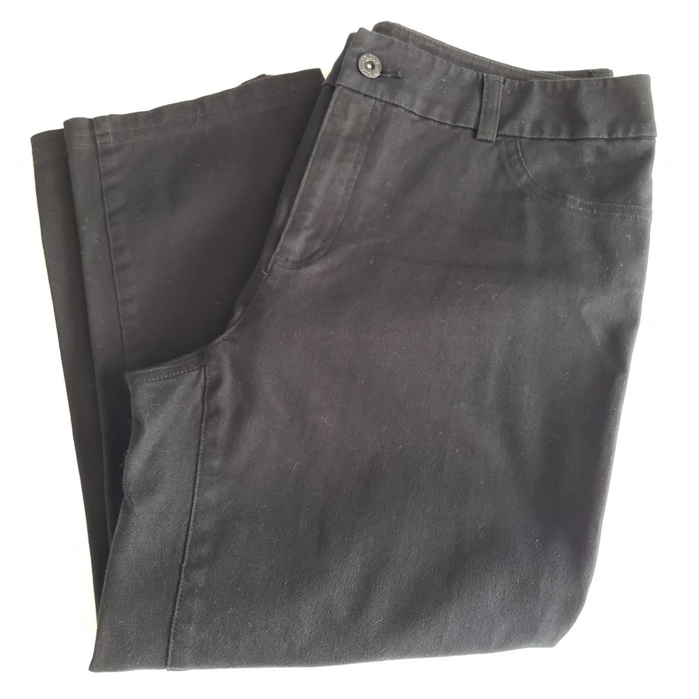 Chico's Capri Black Pants Size 1 - Picture 5 of 6